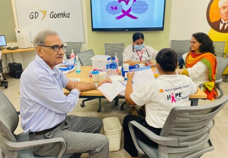 Early Cancer Detection Camp at GD Goenka