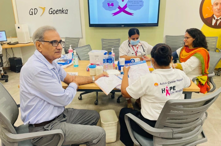 Early Cancer Detection Camp at GD Goenka